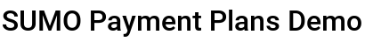 SUMO Payment Plans Demo Logo